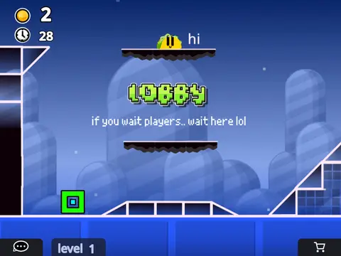 3rd Geometry Dash Online Remix V2 rhythm platform game screenshot