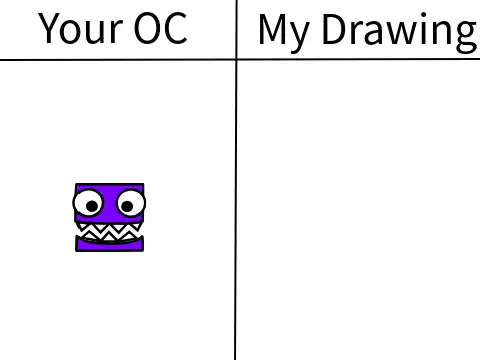a geometry dash character