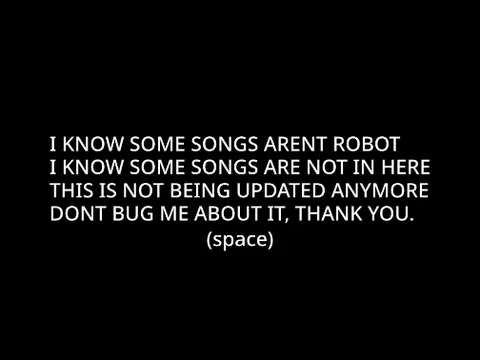 all geometry dash songs but robot