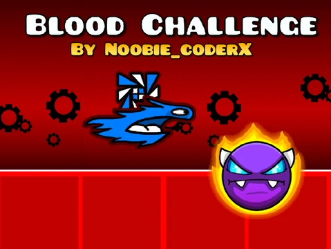 Blood Challenge Geometry Dash v1.2 1k