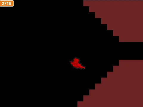 Bloodbath Challenge v2 gameplay showing a hell-themed ship