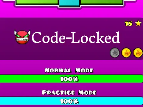 codelocked geometry dash level