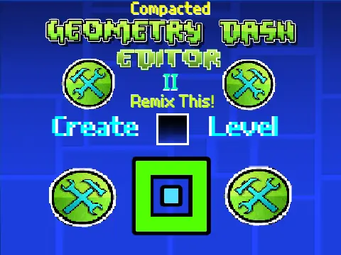 Compacted Geometry Dash Editor II Interface Image