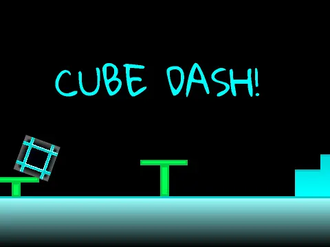 Cube Dash geometry game screenshot