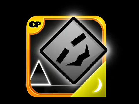 dark crescent geometry dash level