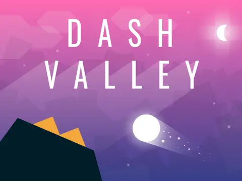 Dash Valley gameplay showing ship dodging obstacles in space