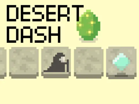 Desert Dash V2 geometry dash gameplay screenshot