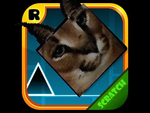 Floppa Dash gameplay with meme cat character