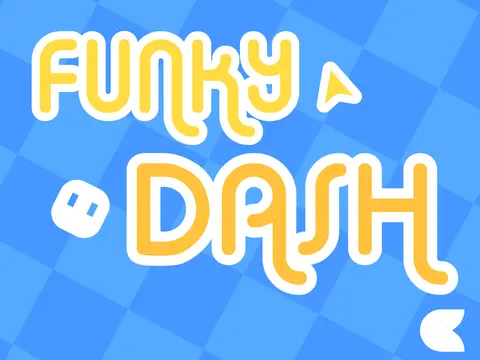 Funky Dash geometry game with music theme