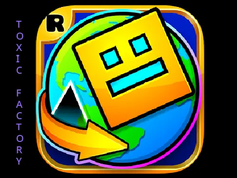 Geometry Dash World Toxic Factory industrial level gameplay