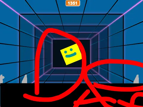 Gemotery Dash geometry dash adaptation spike avoiding platformer game