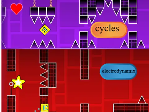 geo dash music votecycles vs electrodynamix