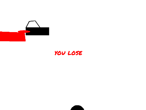 Geodash Ship gameplay showing the ship flying through obstacles