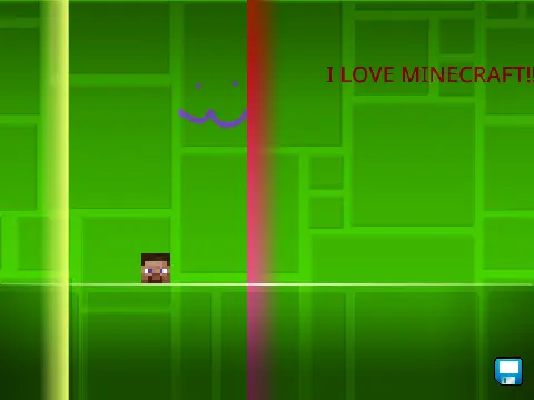 geomatry dash minecraft everybody can play it if ya wanna