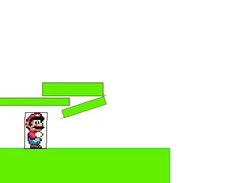 geometridash mario beta cambia de nivel en la banderita y hay muchos bugs