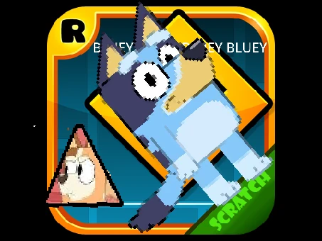 Geometry Bluey Dash