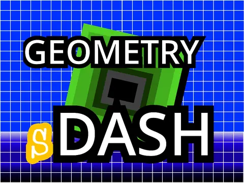 Geometry Dash level with colorful obstacles, spikes, and a jump icon