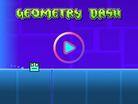 Dash Geometry Logo - Play Geometry Dash Online