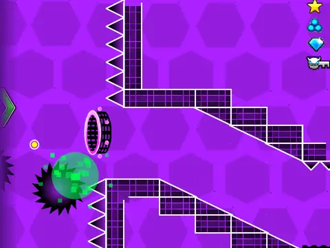 Geometry Dash Levels 16-21 screenshot