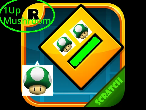 Geometry Dash 1Up Mushroom A Tiny level