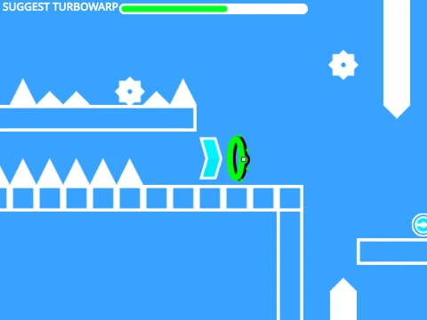 Geometry Dash Scratch Remake buffed