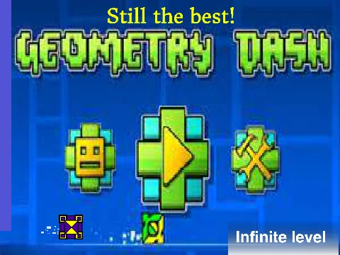 Screenshot of the Geometry Dash 2 Remix fan game project