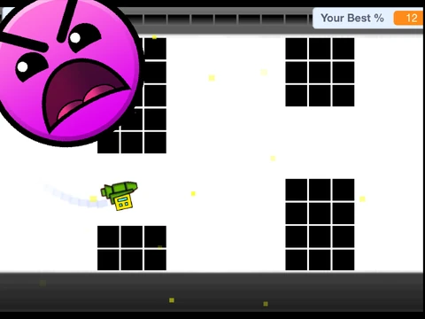 Geometry Dash decorated