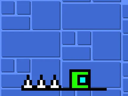 Geometry Dash Animation with smooth motion graphics and visual effects