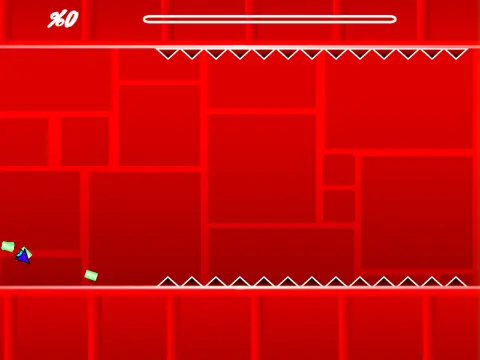Geometry Dash Arrow Remix screenshot with music themes