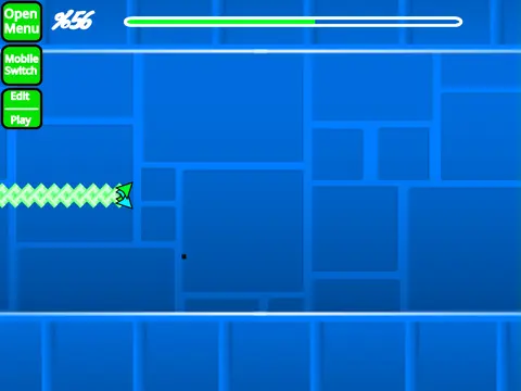 Screenshot of the Geometry Dash Auto Clicker and level editor tool
