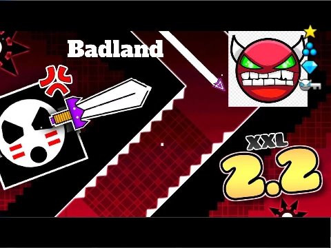 Geometry Dash Badland - A playable and editable Scratch Geometry Dash level