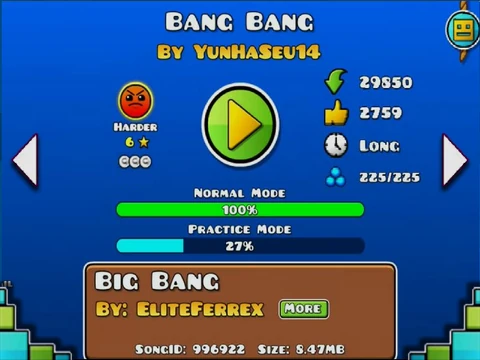 Geometry Dash Bang bang remix