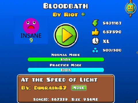Geometry Dash Bloodbath Easy version 5
