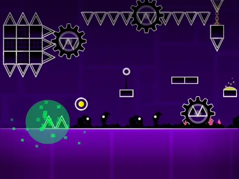 Geometry Dash Bloodbath Free Palestine theme