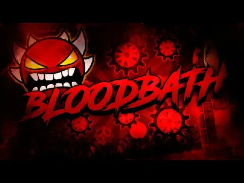 Geometry Dash Bloodbath No Clip Logo