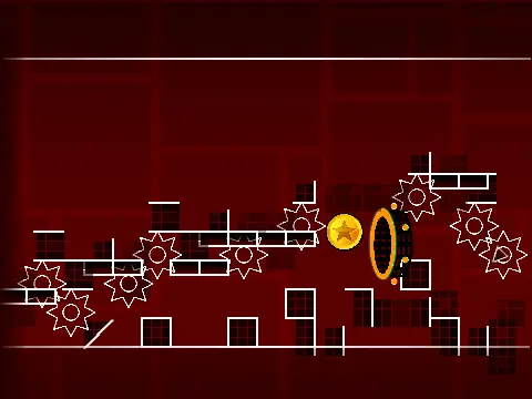 Geometry Dash Bloodbath V6 gameplay screenshot