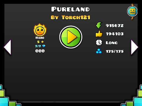 Geometry Dash Buffed Pureland
