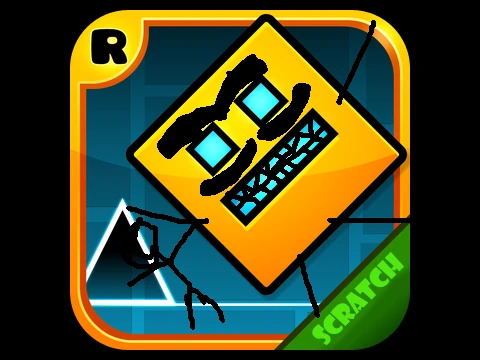 Geometry Dash by Crystal Keeper gameplay image showing platforming action