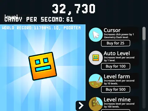 geometry dash clicker