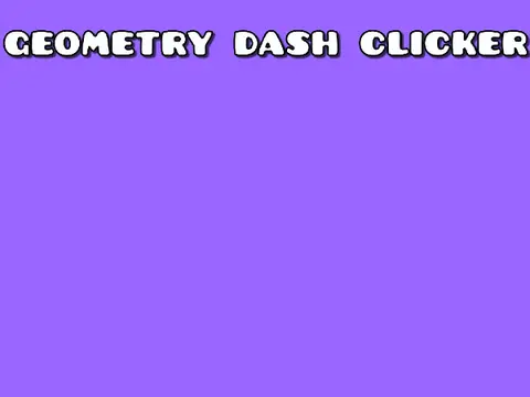 Play Geometry Dash Clicker online - wave spam and clicker challenge