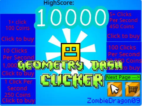 Geometry Dash Clicker V2 game cover