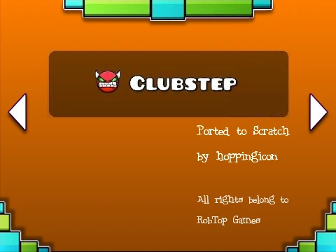 Geometry Dash Clubstep Blackout Mode screenshot showing black aesthetic