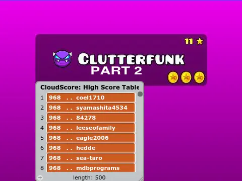 geometry dash clutterfunk part