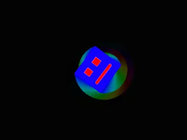 geometry dash cube animation