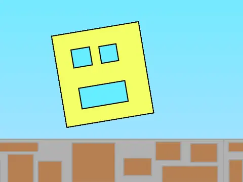 Cube Bouncing in Geometry Dash