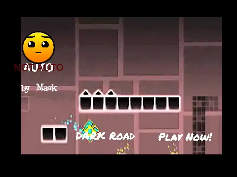 geometry dash dark road not auto