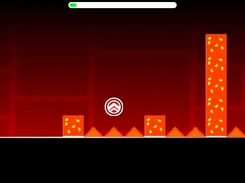 Geometry Dash dash level not full work in progress screenshot