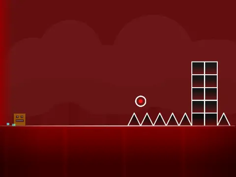 Geometry Dash Dash Remix V2 gameplay screenshot