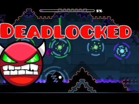 Geometry Dash Deadlocked version 4.8 challenging game
