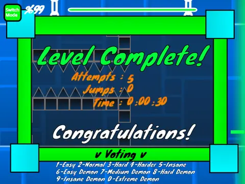 Geometry Dash Deadlocked 6 legendary demon gameplay